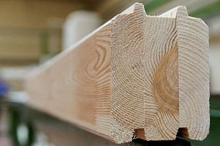 Брус клееный стеновой 100х114 мм