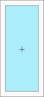 Окно одностворчатое